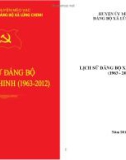 Ebook Lịch sử Đảng bộ xã Lũng Chinh (1963-2012): Phần 1