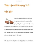 Tiếp cận đối tượng có vấn đề