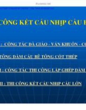 THI CÔNG KẾT CẤU NHỊP CẦU BTCT