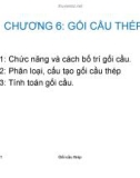 Chương 6 : Gối cầu thép