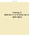 Bài giảng Thống kê ứng dụng trong kinh doanh: Chương 11 - ThS. Lê Văn Hòa