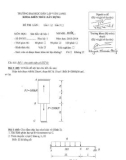 Đề thi môn Sức bền vật liệu năm 2013-2014 - ĐH Văn Lang