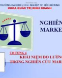 Khái niệm đo lường trong nghiên cứu marketing