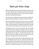 Định giá thâm nhập