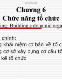 Chức năng tổ chức trong quản trị học