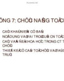 Chức năng tổ chức và kiến thức căn bản