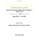 Bài giảng: Khoa học quản lý đại cương - Nguyễn Văn Chiều