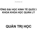 Bài giảng Quản trị học - Chương 2: Môi trường quản lý