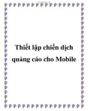 Thiết lập chiến dịch quảng cáo cho Mobile