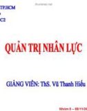 Bài thuyết trình Những khó khăn và nguyên nhân trong quá trình đánh giá nhân viên (minh họa ở một tổ chức cụ thể)