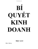 Tài liệu Bí quyết kinh doanh