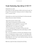 Trade Marketing. Bạn biết gì về NÓ ???