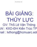 Bài giảng thuỷ lực_Chương 1