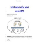 Mô hình triển khai genCRMI