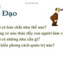 Bài giảng môn Quản trị học - Chương 8: Lãnh đạo