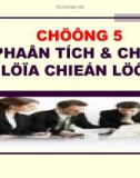 CHương 5: phân tích và hoạch định chiến lược