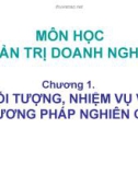 Quản trị doanh nghiệp - Chương 1