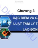 Bài giảng Tâm lý quản trị kinh doanh: Chương 3 - ĐH Thương Mại