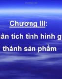 Chương III: Phân tích tình hình giá thành sản phẩm