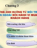 Hành vi người tiêu dùng (Liên Phước) - Chương 3