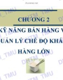 Bài giảng Quản trị bán hàng: Chương 2 - ĐH Thương mại