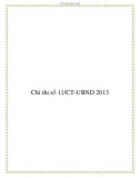 Chỉ thị số 11/CT-UBND 2013