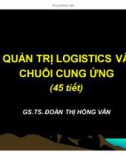 Bài giảng Quản trị Logistics và chuỗi cung ứng - GS.TS. Đoàn Thị Hồng Vân