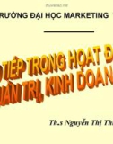 Giao tiếp trong hoạt động quản trị, kinh doanh