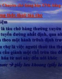 Phương thức chuyên chở hàng hóa