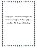 5 bài giảng của Kevin Hakman: hướng dẫn thực hiện thương mại điện tử cho doanh nghiệp, cá nhân Bài 5 - Xây dựng cơ sở khách hàng