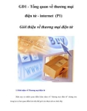 GD1 - Tổng quan về thương mại điện tử - internet (P1)