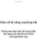 Bài giảng Giới thiệu về kỹ năng coaching hiệu quả