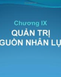 Bài giảng Quản trị kinh doanh quốc tế: Chương 9 - ThS. Trương Thị Minh Lý