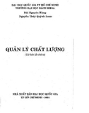 Khoa học quản lý - Quản lý chất lượng: Phần 1