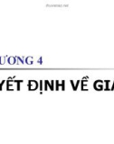 Bài giảng Marketing căn bản: Chương 4 - Đỗ Thị Tuyết Mai