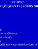 Bài giảng Quản trị kinh doanh quốc tế - Chương 9: Chiến lược quản trị nguồn nhân lực