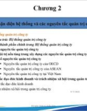 Bài giảng Quản trị công ty - Chương 2: Nhận diện hệ thống và các nguyên tắc quản trị công ty (Đối tượng Sau đại học)