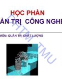 Bài giảng Quản trị công nghệ - ĐH Thương Mại