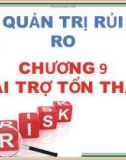 Bài giảng Quản trị rủi ro: Chương 9 - ThS. Võ Hữu Khánh (2017)