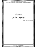 Giáo trình Quản trị học - TS. Vũ Thế Phú