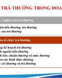 Bài giảng Trả công lao động trong doanh nghiệp - Chương 4: Trả thưởng trong doanh nghiệp