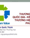 Bài giảng Thương hiệu quốc gia - kết nối thương hiệu địa phương - Nguyễn Quốc Thịnh