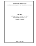 Giáo trình Quản lý đơn hàng (Nghề: Công nghệ may - Trình độ: Cao đẳng) - Trường CĐ Kinh tế - Kỹ thuật Vinatex TP. HCM