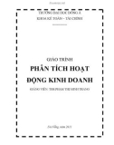 Giáo trình Phân tích hoạt động kinh doanh - ĐH Đông Á