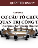 Bài giảng Quản trị công ty: Chương 3 - TS. Võ Tấn Phong