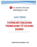 Giáo trình Thống kê ứng dụng trong kinh tế và kinh doanh - Trường ĐH Văn Lang