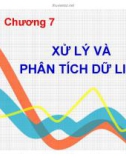 Bài giảng nghiên cứu marketing: Chương 7. Xử lý và phân tích dữ liệu - GV. Dư Thị Chung