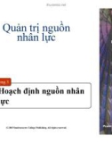 Quản trị nguồn nhân lực- Hoạch định nguồn nhân lực