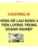 Bài giảng Thống kê doanh nghiệp: Chương 3 - ThS. Vũ Thịnh Trường