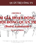 Bài giảng Quản trị công ty: Chương 8 - TS. Võ Tấn Phong